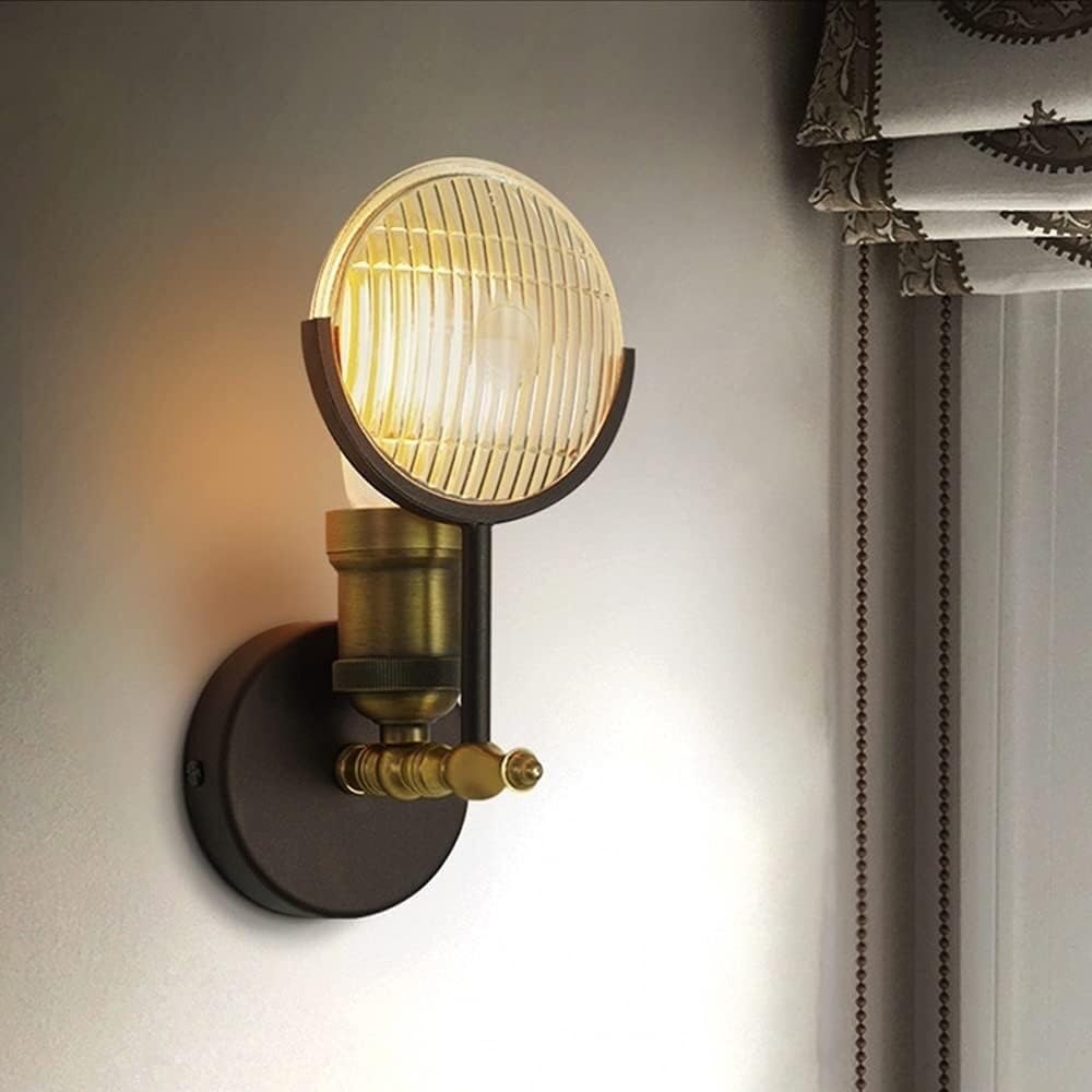 FZQSXAZU Industrial Wall Lamp Wmmner s Sconce for Bathroom Mirror Catible Indoor Lighting Modern Fixture Living Room Detive