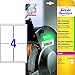 Produktbild AVERY Zweckform L7915-10 Strapazierfähige Folienetiketten (99,1x139 mm auf DIN A4, extrem stark selbstklebend, wasserfest, bedruckbare Outdoor Klebefolie) 40 Aufkleber auf 10 Blatt weiß
