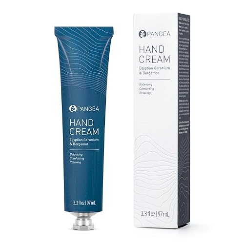 Miniatura 6 de Pangea Organics -Geranio egipcio natural + crema de manos bergamota  Vegana, no tóxica, belleza limpia sostenible (tubo de aluminio, 3.3 oz  3.3 fl