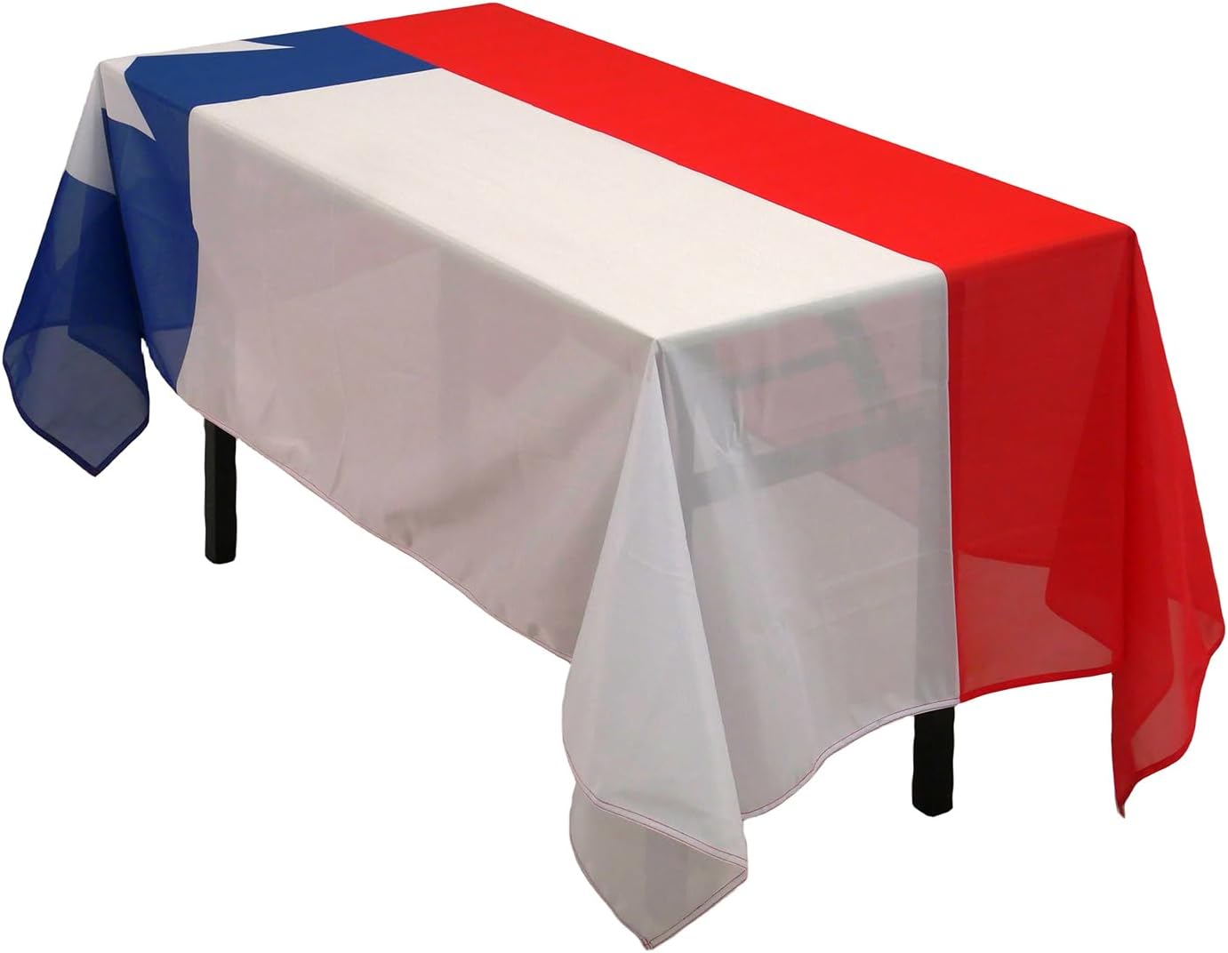 Chile Chileans Flag Tablecloth,Rectangular Tablecloth Fade-Resistant Washable National Flag Tablecloth, Suitable for Kitchen Dining Family Gatherings and Outdoor Events,Home Decoration.
