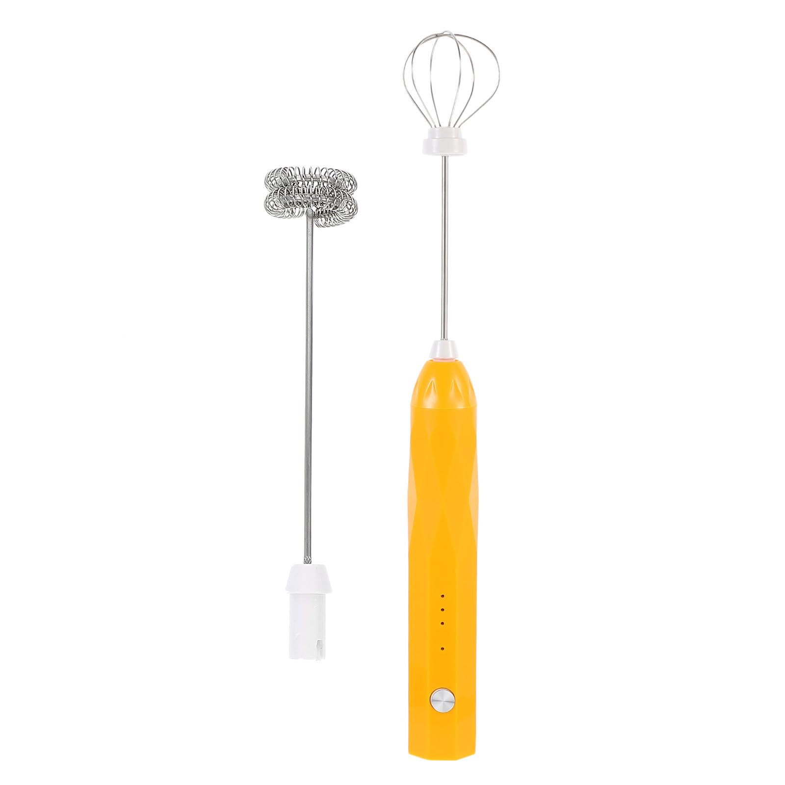 Batidor de acero inoxidable Luxshiny cuerpo de resina resistente para espuma de leche