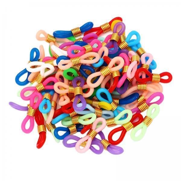 6x50Pcs Eye Glasses Spectacle Chain Strap Holder Loop Ends Mixed color | Beads & Jewelry Making | Other Beads & Jewelry Making-image-36