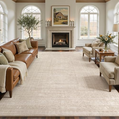 Nakagishi 8x10 Area Rugs Living Room: Washable Large...