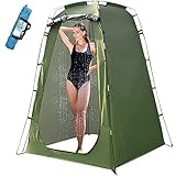 AzzmaAii Tienda de Campaña para Ducha Vestidor Portátil Carpa de Privacidad Vestuario al Aire Libre Aseos de Campamentos...