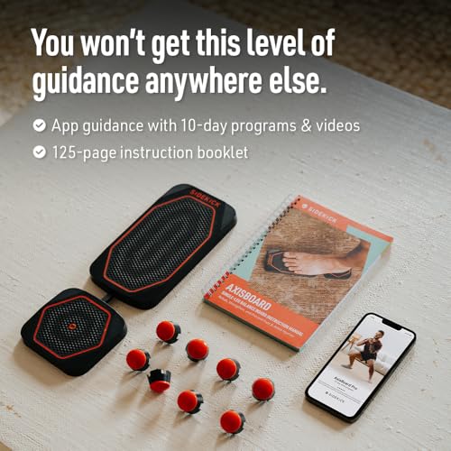 SIDEKICK | AxisBoard Balance Board for Foot & Ankle Rehab | PT Training System with Exercise Programs for Plantar Fasciitis, Achilles Pain & Ankle Sprains | Sidekick App + Guide Included - Image 6