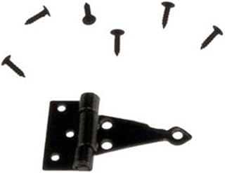 Melody Jane Dollhouse 4 Silver Black T Hinges Miniature DIY Fixtures & Fittings Hardware