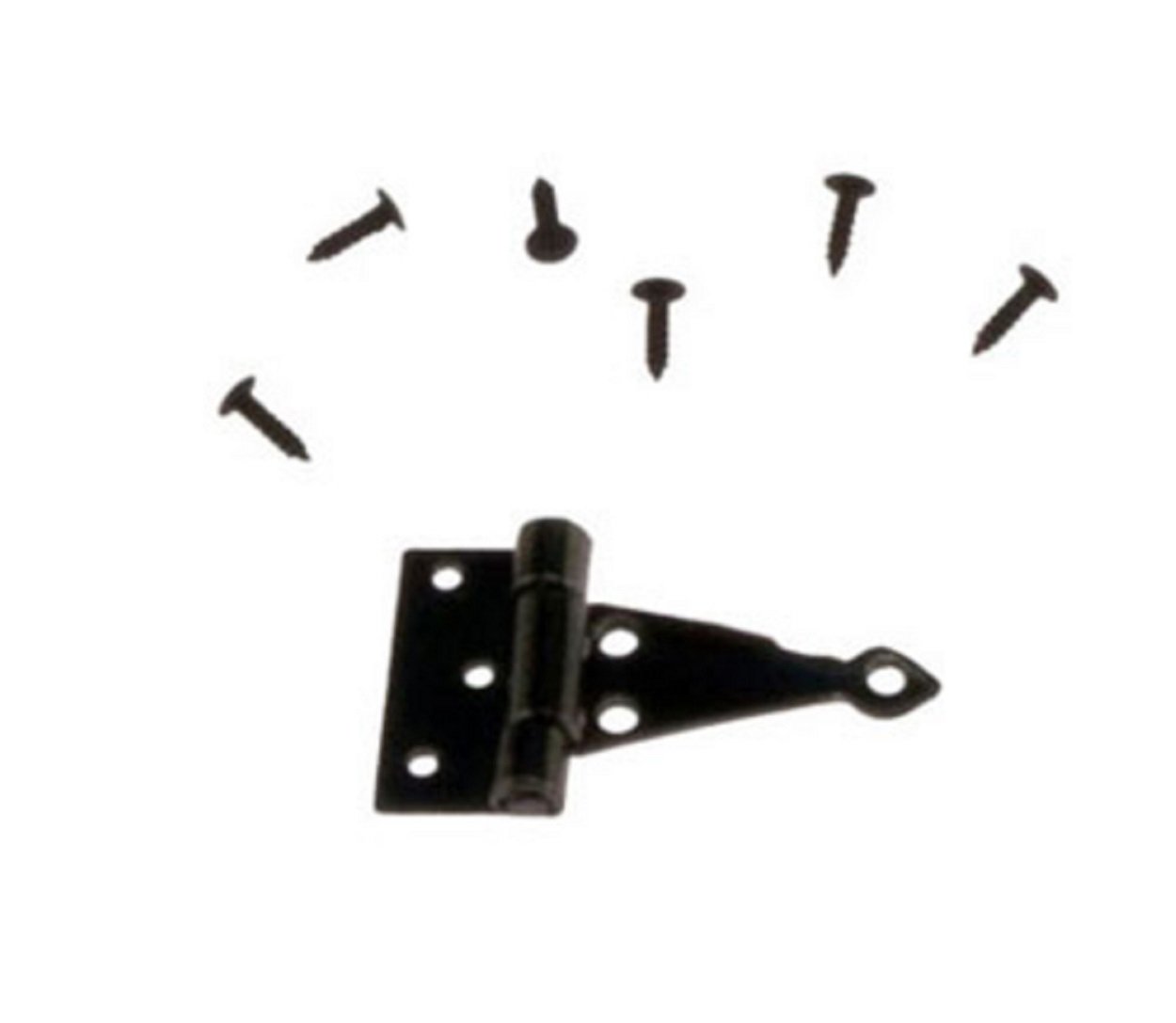 Melody Jane Puppenhaus Zubehör - 4er Set Miniatur-Beschläge Silber/schwarz Für DIY