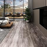 BOWEKAM Haus & Garten Selbstklebende PVC Dielen 5,21 m?2mm matt Holz Braun Möbelauswahl