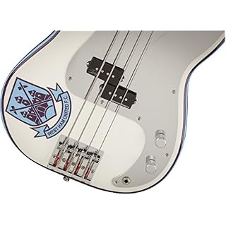 FENDER 0141032305 Steve Harris Precision Bass touche en érable pour guitare électrique – Olympiques Blanc - Les Beatles, Paul McCartney, John Lennon, RIngo Starr, George Harrison FENDER 0141032305 Steve Harris Precision Bass touche en érable pour guitare électrique – Olympiques Blanc – Image 5
