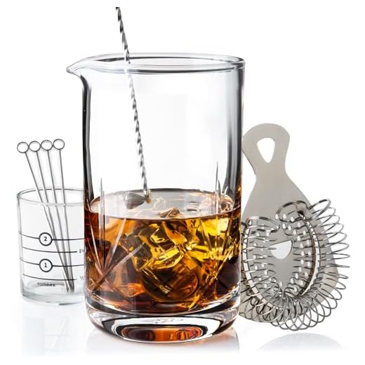 Premium Cocktail Mixing Glass Set