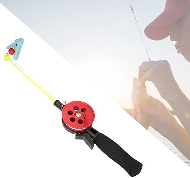 WNSC Rod and Reel Combo, Fishing Pole, Portable 2pcs Kids Fishing, for Ice Fishing