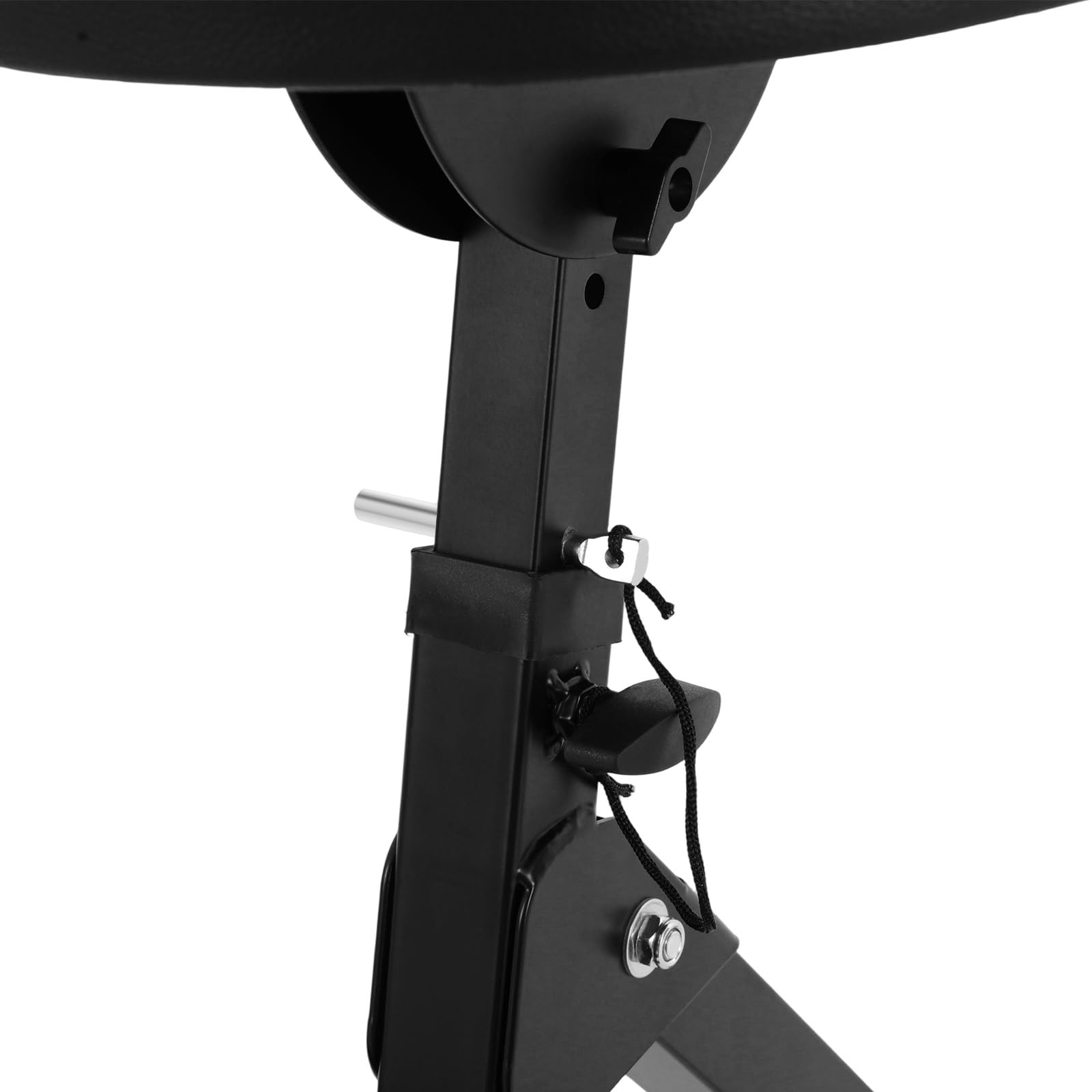 Tabouret de guitare pliable - Siège de guitare réglable en hauteur - Tabouret musical réglable - Tabouret de percussion, de bar - Charge maximale : 100 kg - Avec dossier et repose-pieds