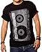 Produktbild Cooles Musik T-Shirt mit Motiv Tape Kassette schwarz Männer L
