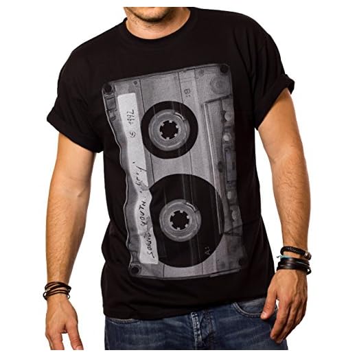 Camiseta Musica Hombre - Casete - L