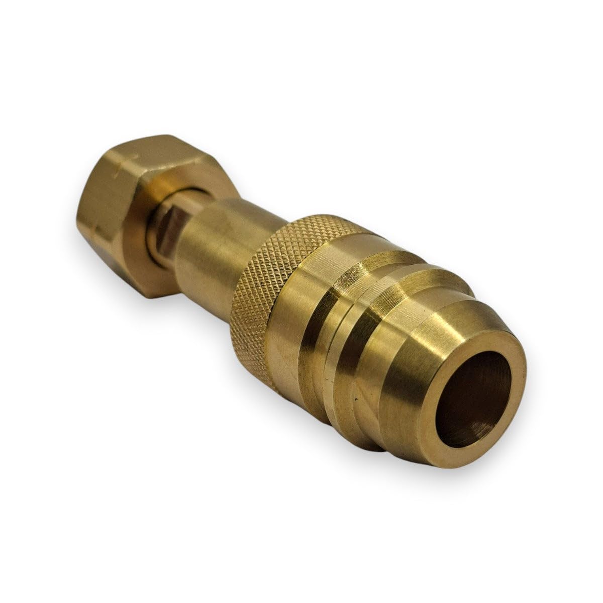 LPG GPL M22 Adaptador de botella de gas - Conector de recarga europeo Euronozzle con bolsa para estaciones de GLP españolas y portuguesas