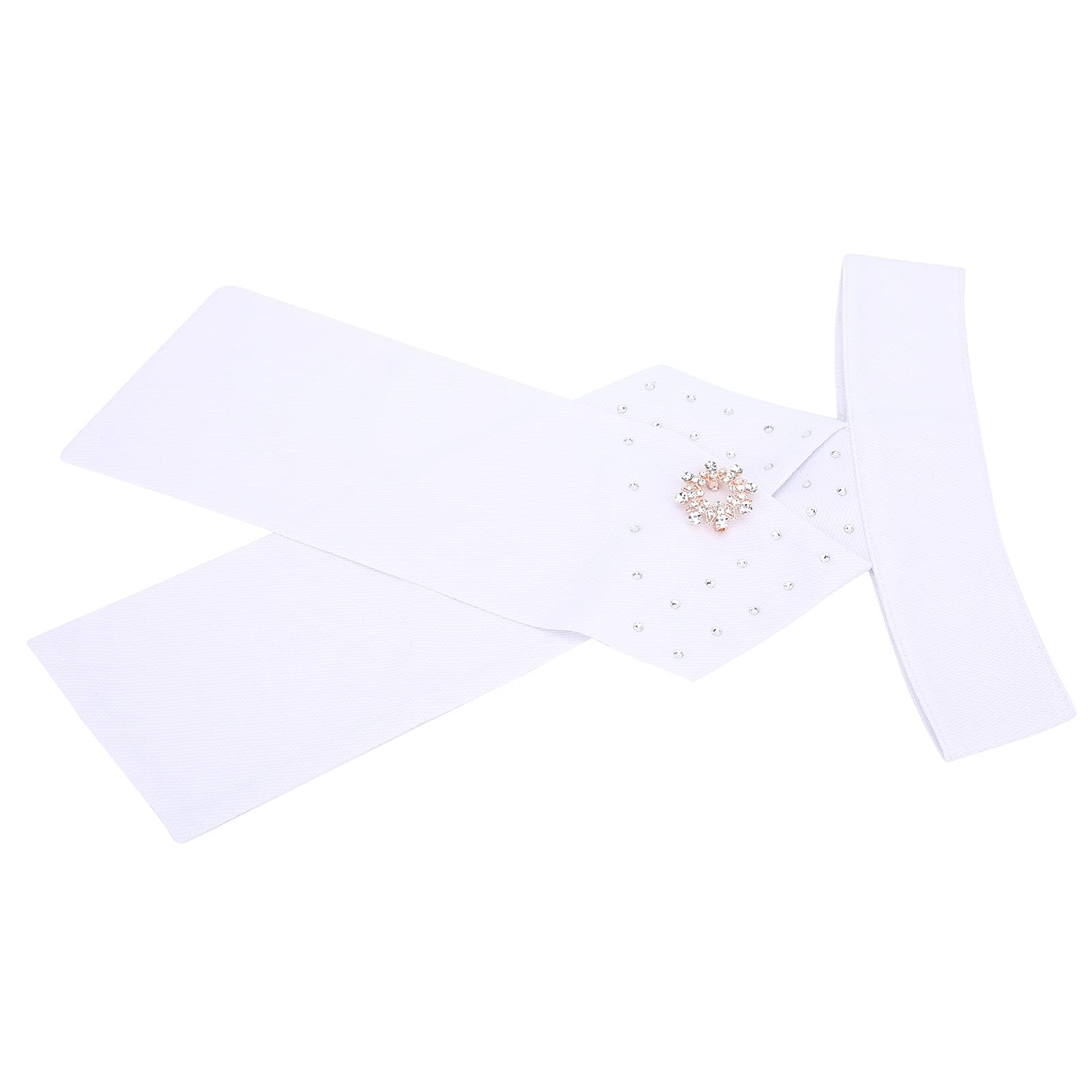 Bognajin Horse Riding Stock Tie, Equipment Necktie Collar, Women Dressage Riding Stock Tie, Equestrian Pre Tied Cotton Stock Tie with Handmade Brooch, Equestrian Pre Tied Cotton Necktie for Adult - Image 5