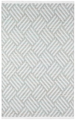 Dash & Albert Crisscross Ocean Handwoven Indoor/Outdoor Rug, 2 X 3 Feet, Green Geometric Pattern - Premium Luxury Hotel Quality Soft Breathable Hypoallergenic Machine Washable Easy Care All Season