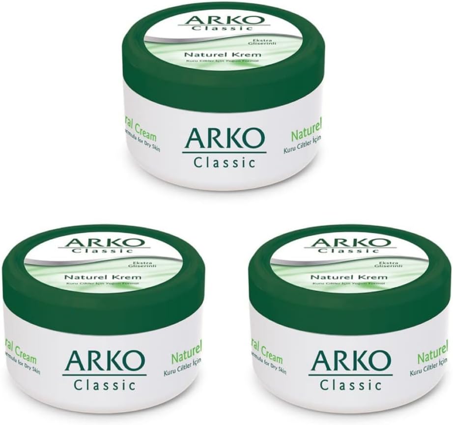 Arko Nem Nourishing Hand, Face & Body Care Cream 300mlCompact by Design (Certified by Amazon)