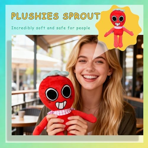 Dandy's World Plush, Dandy's World Plushies Sprout, Plush Doll Gifts for Collectible, Adorable Stuffed Pillow Doll for Home Decor, Birthday Party Decorations, Festival, Special Occasions — view 5
