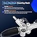 ECCPP Hydraulic Complete Power Steering Rack and Pinion Assembly For Toyota Avalon 2005-2012 For Toyota Camry 2002-2006 For Lexus ES300 2002-2003 For ES330 2004-2006 For ES350 2007-2012 97-2630