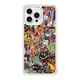 MMYAJT Basquiat Phone Case Fit for iPhone 16 15 14 13 12 11 Plus Pro Max Mini Xr Xs Max — Wireless Charging Inspired Cover Phone Cover Gift for Boy Girl Men Women ﻿