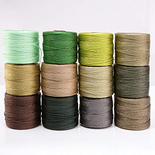 The Beadsmith Tex210 Bead Cord (Summer Mix, 12/Pkg, 77 yards each, Multicolor, Plastic) - Image 2