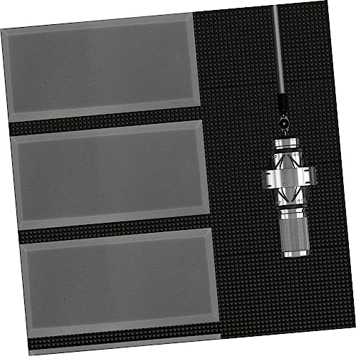VICASKY 3 piezas Paneles de Aislamiento Acústico para Absorción de Sonido para Estudios de Grabación Teatros en Casa Paneles Acústicos de Pared miniatura 7