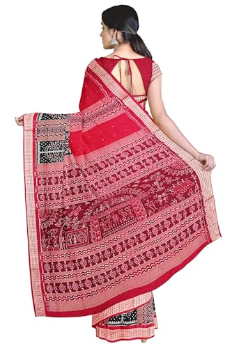 OdiKala black sambalpuri silk saree – image 2