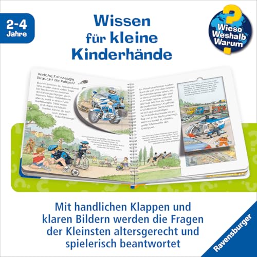 Wieso? Weshalb? Warum? junior, Band 18 - Die Polizei (Sachbuch ab 2 Jahre - mit Klappen) (junior, 18)