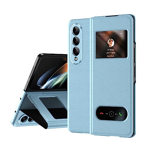 Coque Samsung Galaxy Z Fold 5 anti-rayures protection intégrale cyan