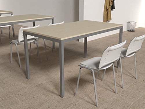 MESA DE OFICINA PERIMETRAL 160X80CM. (MAPLE) ENTREGA DE 3 A 5 DIAS HABILES