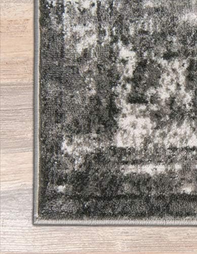 Unique Loom Sofia Collection Traditional Vintage Grey/Light Grey Area Rug (155x245)