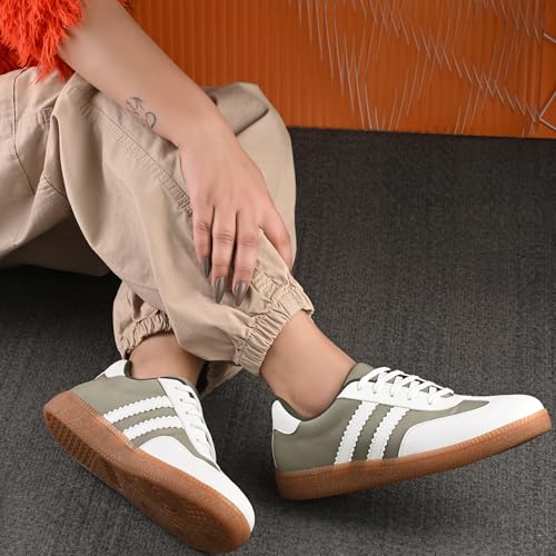 Image of Centrino Women Sneaker | Cushioned Insole for Comfort | Stylish Lace-Up Design | Perfect for Casual Outfit for Girls (9781)