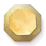 eJoyce 2-pcs Vintage Octagon Metal Belt Buckle, Vintage Fashion Jewelry, 2'' x 2