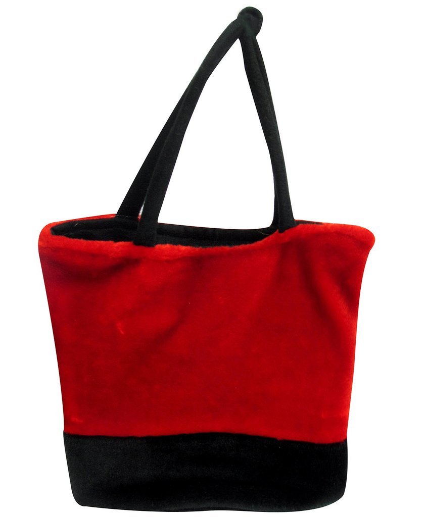 Tickles Teddy Soft Plush Hand Bag Children's School Bag for Kids Boys & Girls(Size: 22 Cm Color: Red)