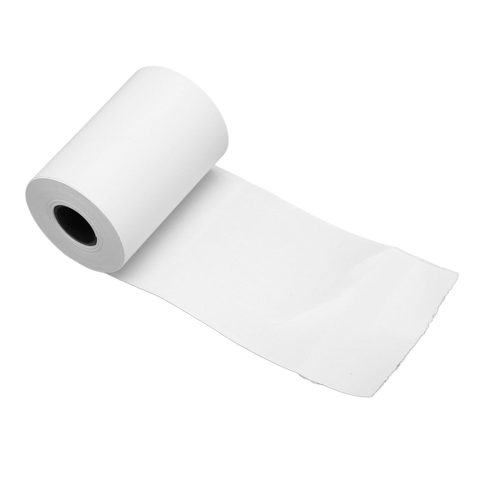 Papel para Impresora Térmica, 10 Piezas de Rollos de Papel Térmico que Alisan Material Grueso de Alta Precisión para Reemplazo (Sin núcleo de tubo)