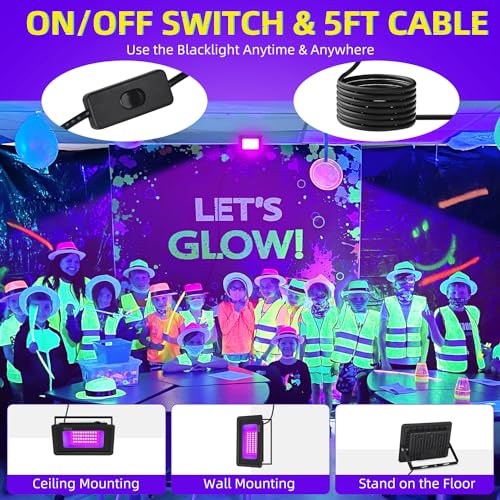 Isuerfy SUER-FL36W-SMX-1P 36W Led Black Light Ip66 Waterproof thumb #3