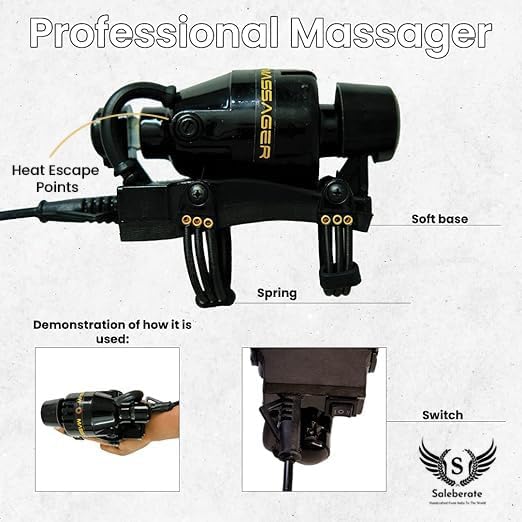 Miniatura 4 de Potente acción flotante de doble velocidad para masajeador de cuerpo completo con cable eléctrico accionado
