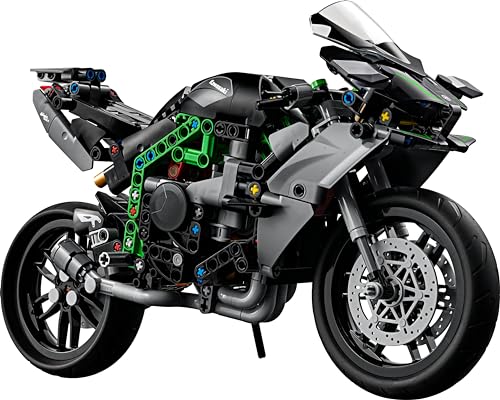 LEGO Technic La Moto Kawasaki Ninja H2R, Jouet de Construction pour Enfants, Set à Collectionner, Idée Cadeau pour Garçons et Filles Dès 10 Ans, Modèle à Construire, Favorise le Jeu en Autonomie 42170