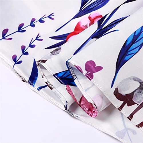 Girl Flower Party Special Occasions Princess Dress Flutter Sleeve Pageant Dresses Tutu Tulle Dance Birthday Gown Dresses 5T 6T (Royal Blue 130) #TOP6