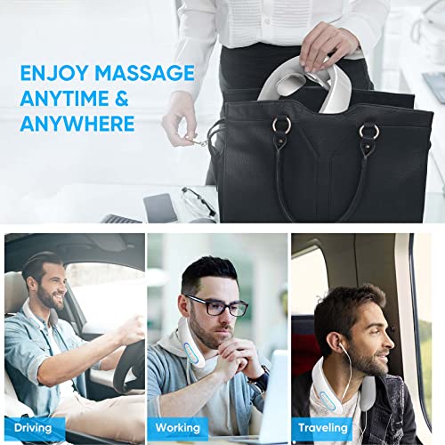 Amochy Neck Massager With Heat, Portable Neck Lymphatic Massager For Pain & Fatigue Relief-Aaa01 #TOP5