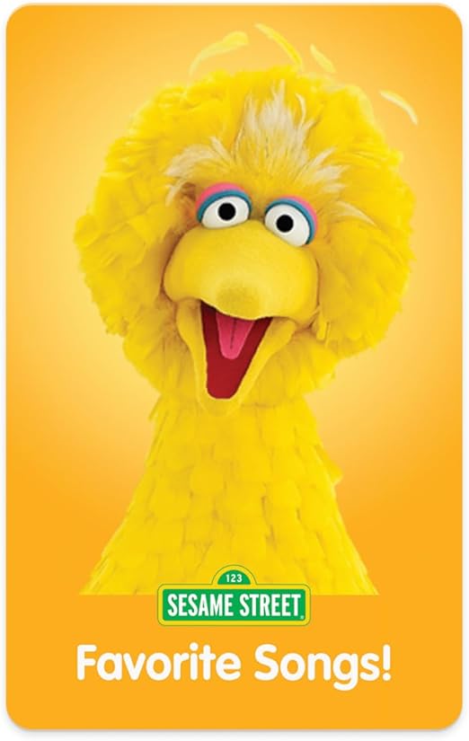 YOTO Sesame Street: Favorite Songs! – Kids Musical Card for Use with Player & Mini All-in-1 Audio Device, Screen-Free Listening with Fun Singalong Music for Playtime Parties & Travel, Ages 3+