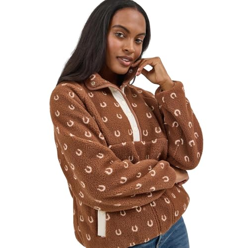 Wrangler Women's Horseshoe Sherpa Pullover3