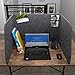 Acoustic Partition - Reduce Noise and Visual Distractions - Sound Absorbing Desk Divider - Desk Privacy Panel - Home Office - Classroom - Remote Learning - Home School - Computer Desk (Ash Black)