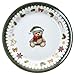 MamboCat Friend 18-tlg. Kaffeeservice für 6 Personen | Weihnachtliches Frühstücks-Set aus Porzellan mit Teddybär, Lebkuchenhaus & Co. | Tassen, Untertassen & Kuchenteller | für Weihnachten