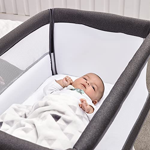 Ronbei Baby Bassinet, Bedside Sleeper,Baby Bed To Bed,Babies Crib Bed, Adjustable Portable Bed For Infant/Baby Boy/Baby Girl/Newborn (Dark Grey) #TOP5