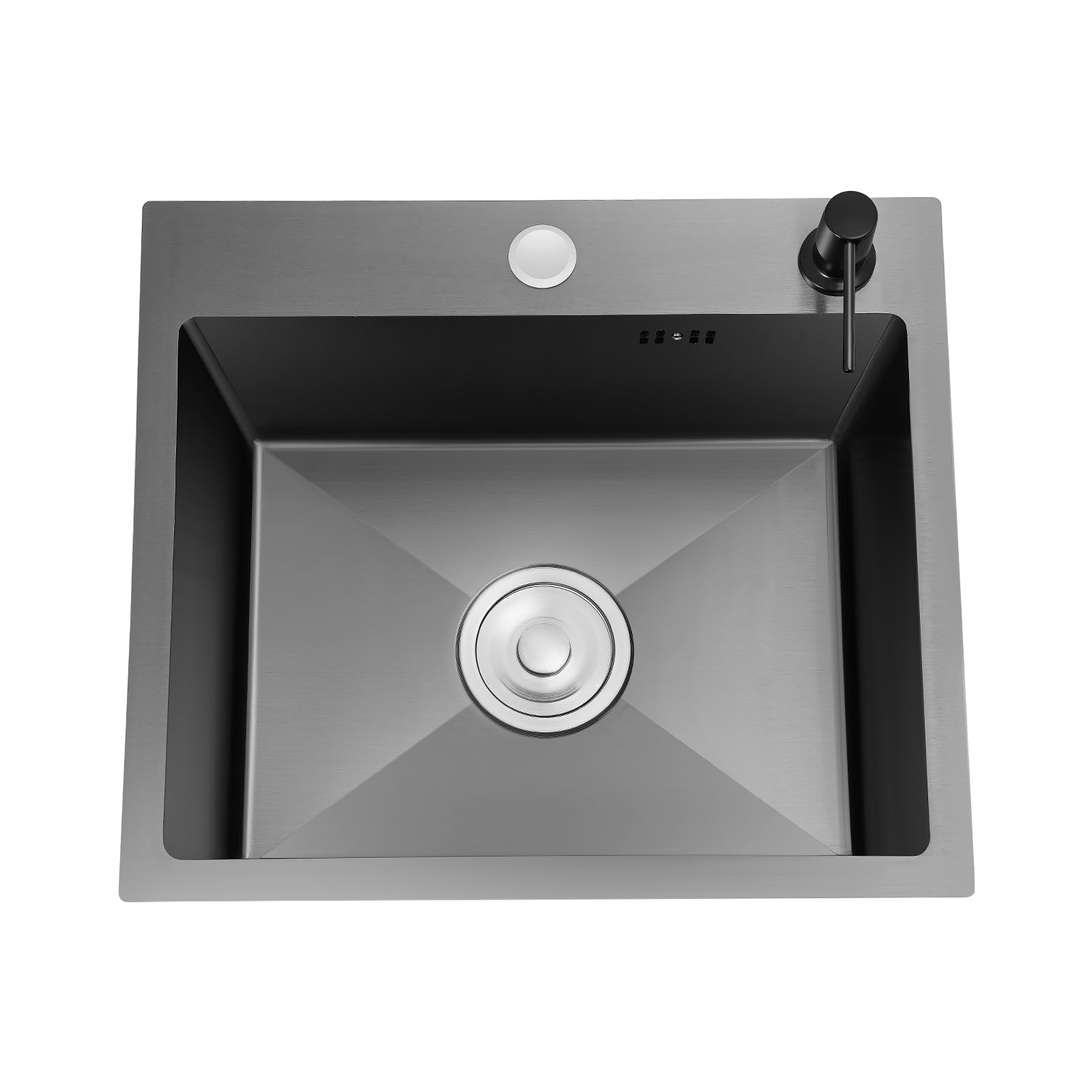 Fregadero Cocina 45 x 40 cm con Desagüe para Juego de Desagüe