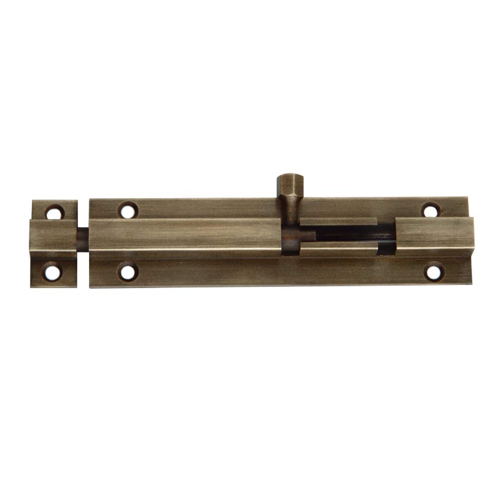 Tiazza Antique Bronze 10Cm Antique Pure Brass Bolt Buckle Copper Latch For Wooden Doors And Windows
