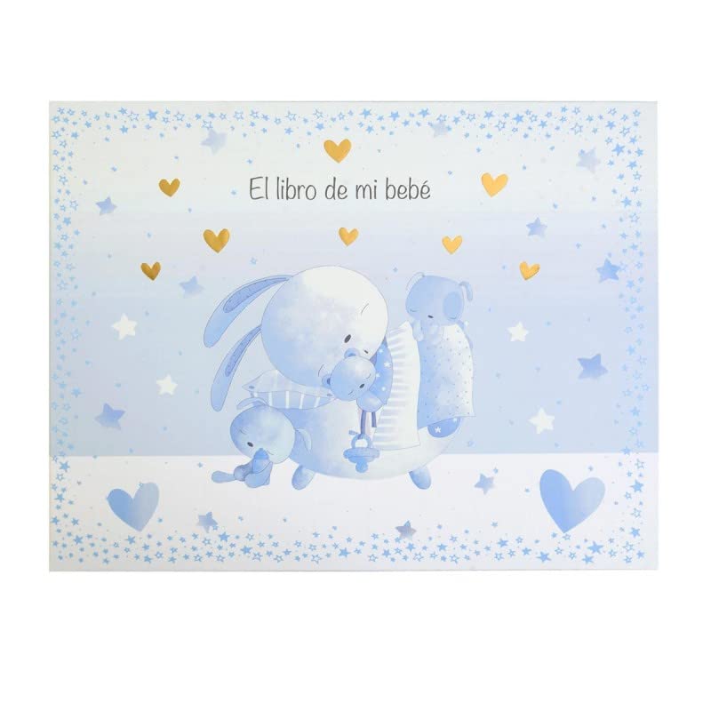 Libro de mi bebé Azul conejito Busquets essentials