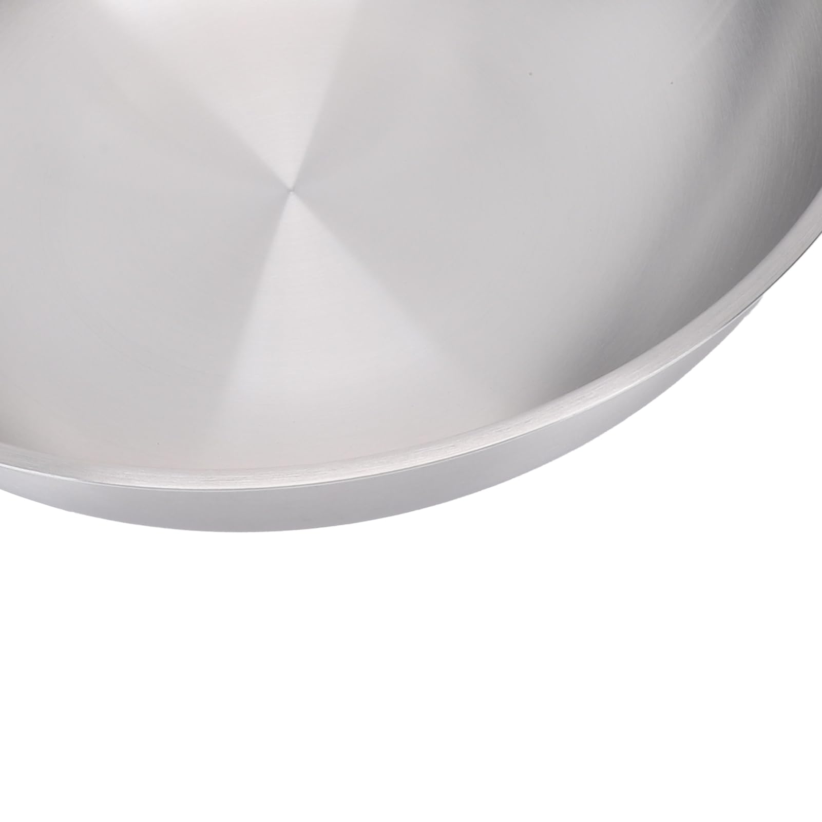 Alomejor Wok Antiaderente in Acciaio Inossidabile, Distribuzione Efficiente del Calore per Pentole e Padelle per Friggere, per Tutti i Fornelli a Gas Elettrici, Lavabile in Lavastoviglie (34 cm)